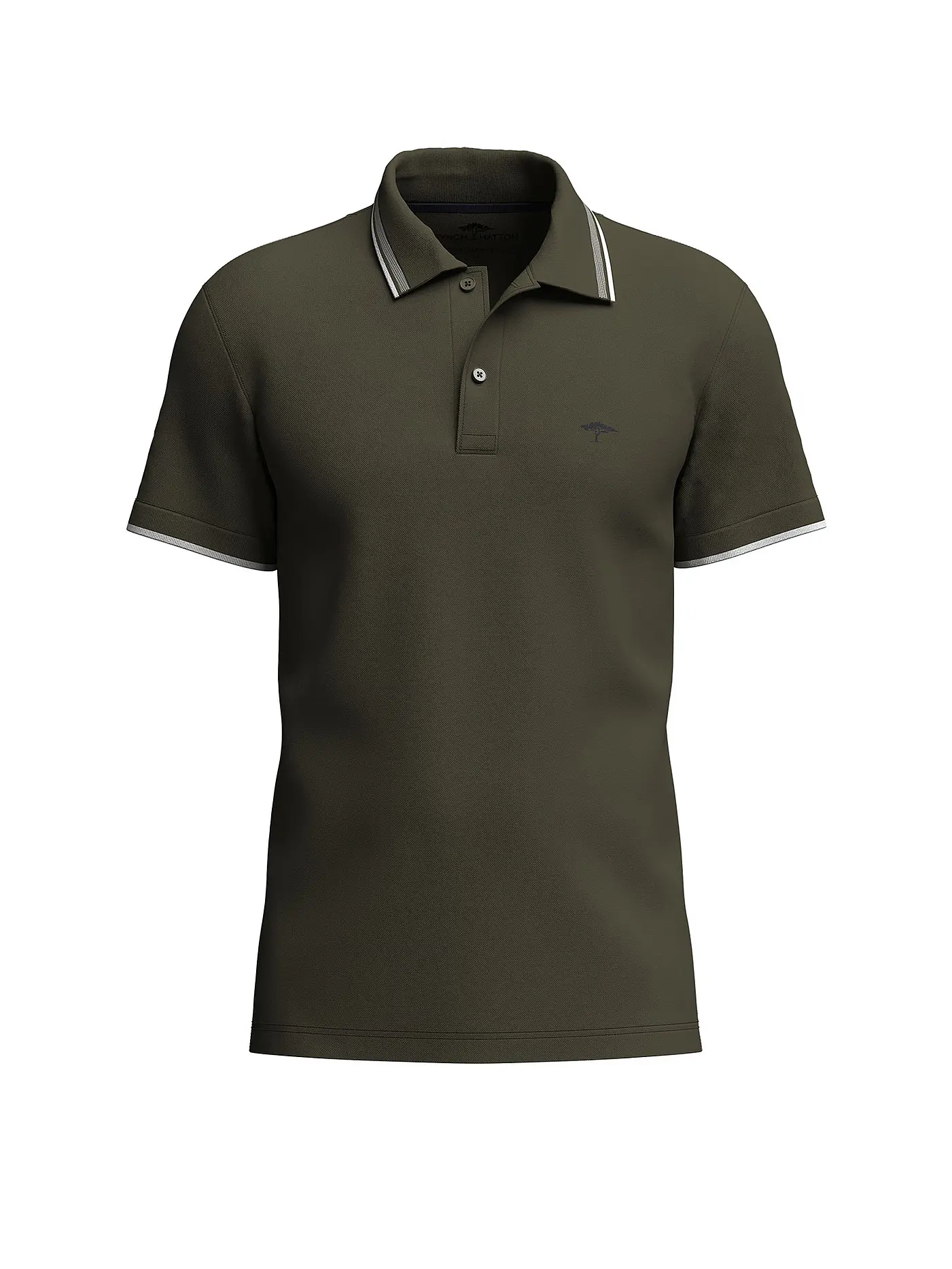 FYNCH HATTON | Poloshirt Casual Fit | olive